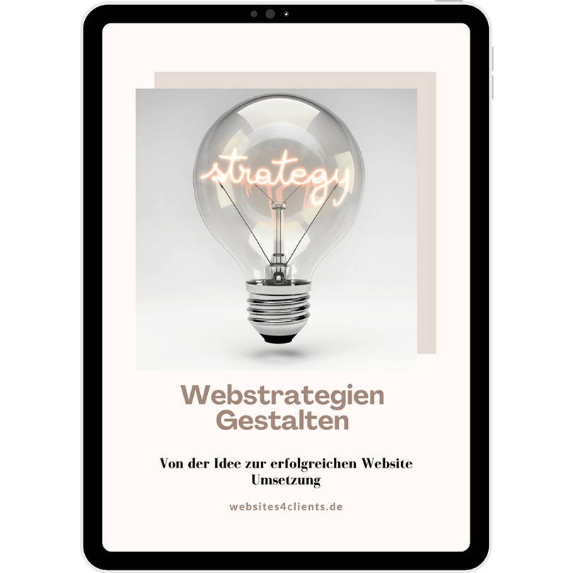 Webstrategien gestalten